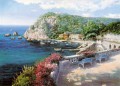 mt035 impressionistischen Mittelmeer Szene